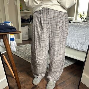 Plaid Women’s Barrel pants
